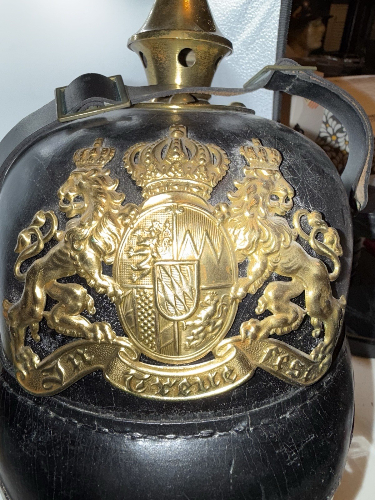 WWI ORIGINAL GERMAN Picklehaube Bavarian.