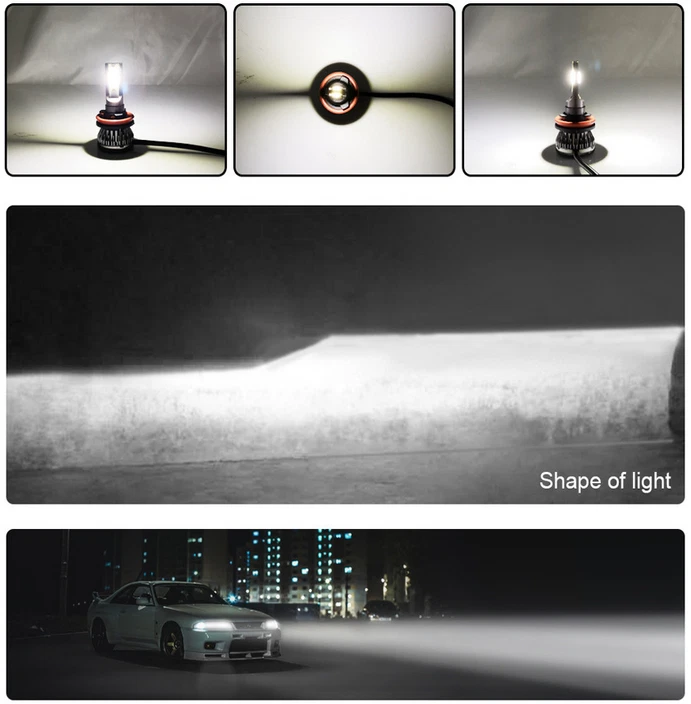 2X 55W 9005 HB3 20000LM Car LED Headlight Bulbs Replacement Kit White 6000K - Image 4 of 4