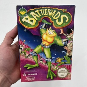 Nintendo NES - Battletoads - OVP mit Schutzh&uuml;lle Sammlerzustand Fachh&auml;ndler ✓
