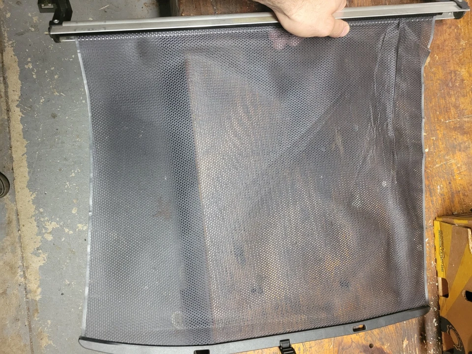 OEM 1997-2003 BMW E39 trasero derecho paso puerta ventana rodillo parasol 525i 540i M5 Foto 2 de 4