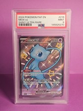Pokémon Mew EX TCG Paldean Fates Holo Shiny Ultra Rare Card 216/091 PSA 9 Mint on eBay