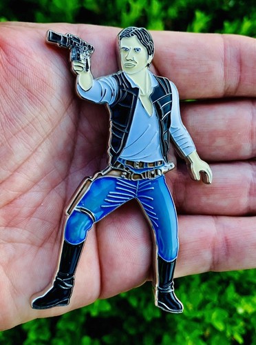 Star Wars Last Jedi Han Solo Policía de Seguridad CPO Jefe Desafío Moneda FBI CIA!!