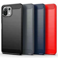 For Xiaomi Redmi A2 Case, Slim Carbon Fibre Silicone Gel Shockproof Phone Cover