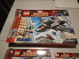 LEGO Marvel Avengers Quinjet Aerial Battle (6869) EMPTY BOX 6866 Wolverine
