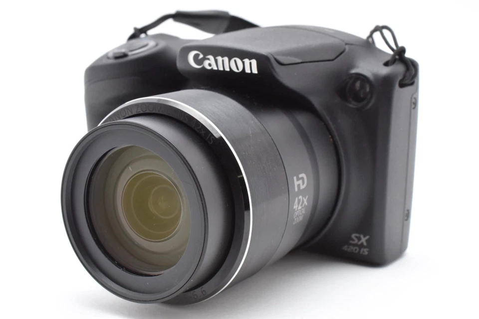 [COMO NUEVO con caja] Cámara digital Canon PowerShot SX420 IS negra 20,0 MP de JAPÓN Foto 2 de 4