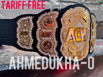 AEW New Championship Belt AEW World Wrestling Championship Belt Adult 2MM/4MM