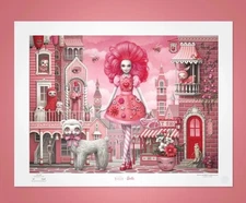 Mark Ryden x Barbie Signed Pink Pop Art Print 760 of 1000 - Mattel Creations