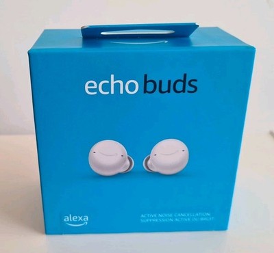 Amazon Echo Buds Weiß Nagelneu & Versiegelt Aktive Geräuschunterdrückung