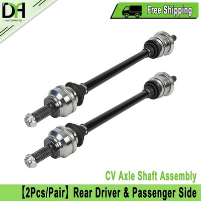 2x Rear Left&Right CV Axle Assy For BMW X5 X6 E70 F15 F16 07-2011 2.0L 3.0L 4.4L