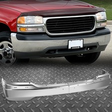 Front Chrome Steel Bumper Face Impact Bar Assembly For 99-06 Gmc Sierra Yukon Xl