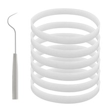 6 Pack Rubber Gaskets Replacement Seal 3.94 inch for Nutri Inch