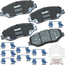 Pastiglie freno anteriori in ceramica Bendix Priority1 CFC914 per Acura ILX 2015-2013, HONDA