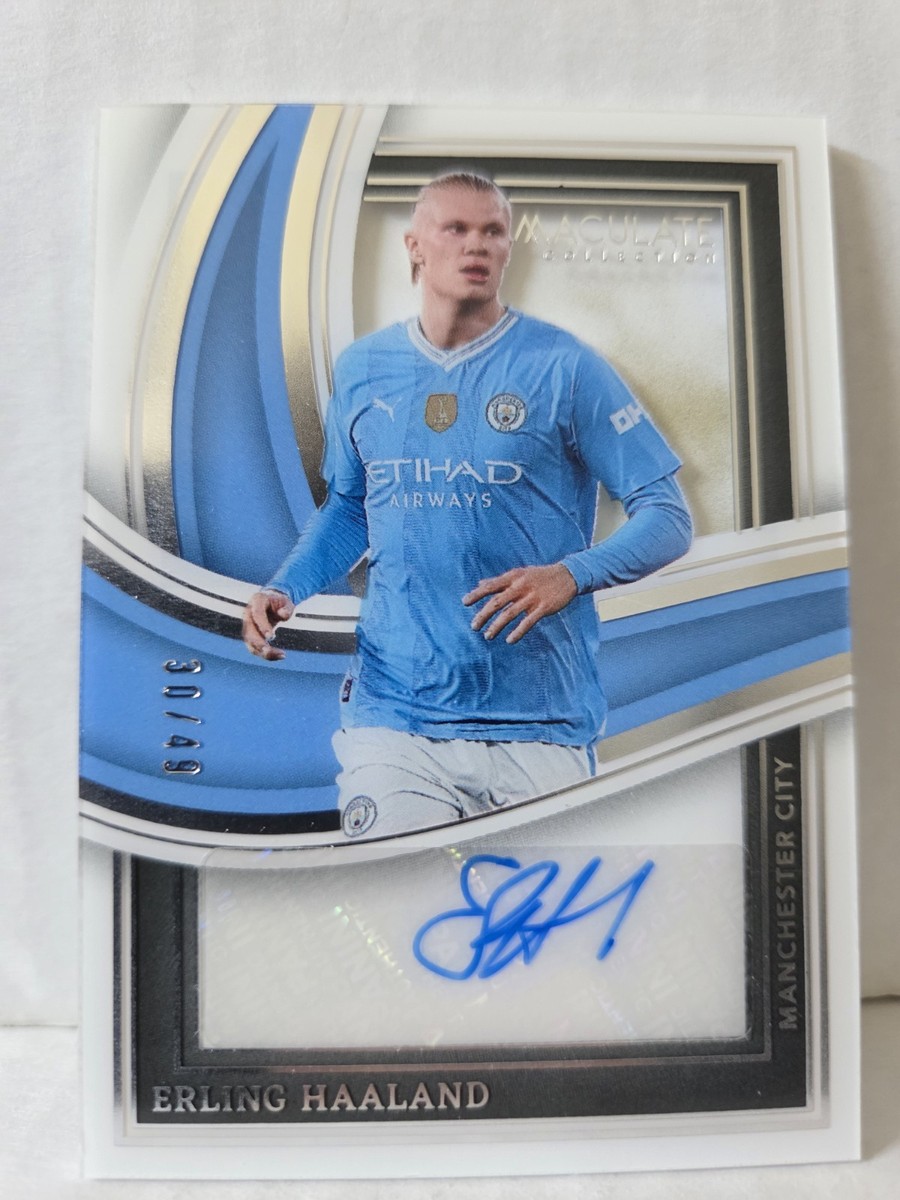 PANINI PRIZM ERLING HAALAND auto 直筆サイン Erling Haaland 2022-23 Panini Prizm Premier League Auto Autograph