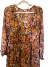 Romantic Floral Flowy CottageCore Ruffles Maxi Dress Hippie Beach Boho Feminine