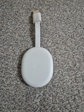 Google Chromecast with Google TV HD G454V White - Tested Working - Dongle Only