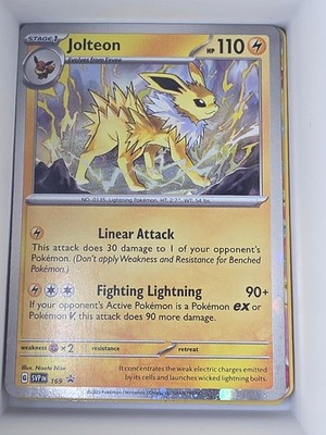 Jolteon (Cosmos Holo) 169 Holo Rare Scarlet & Violet Promo Pokemon Holo NM