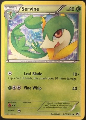 Servine - RC2/RC25 - Legendary Treasures: Radiant Collection - Pokemon - HP