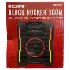 ION Audio Block Rocker Icon Bluetooth All Terrain High-Power Wireless Speaker