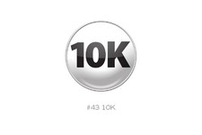 RaceDots: Magnetic Race Number Positioning System 4-Pack 10K