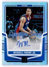 2024-25 Donruss Wendell Moore Jr. #SS-WMJ Signature Series Detroit Pistons