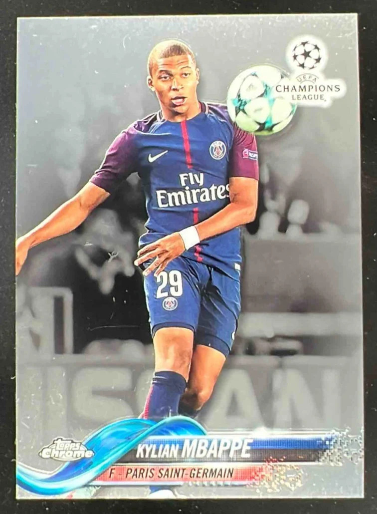2017 Topps Chrome UEFA Champions League #41 Kylian Mbappe