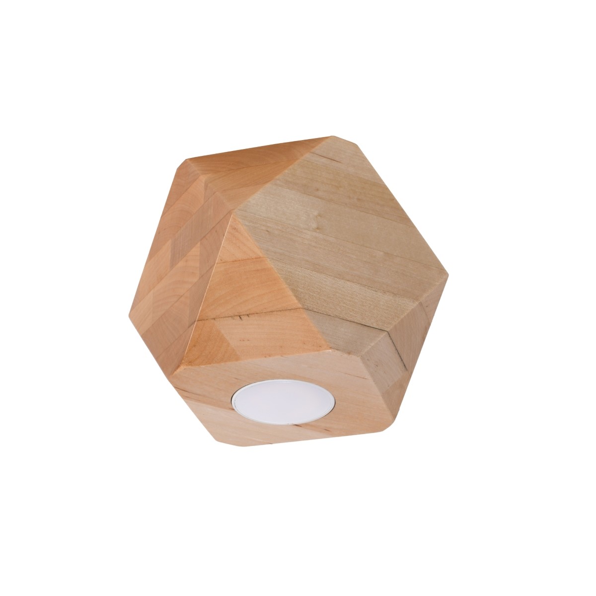 Scandinavian Wooden GU10 Ceiling Spotlight Natural Wood Surface Light Lamp