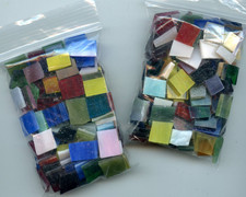 Mosaic Glass: MIXED BAG SAMPLER -  TWO 5oz PACKS - ONE LOW PRICE  - 200 pcs