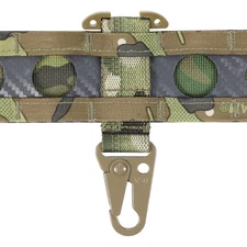 Tactical Gear Clip Clash Hook Hanging Carabiner T-Mount MOLLE Webbing MC 1PACK