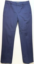 Banana Republic Womens Preppy Modern Chino Pants Stretch Size 2 Navy Blue