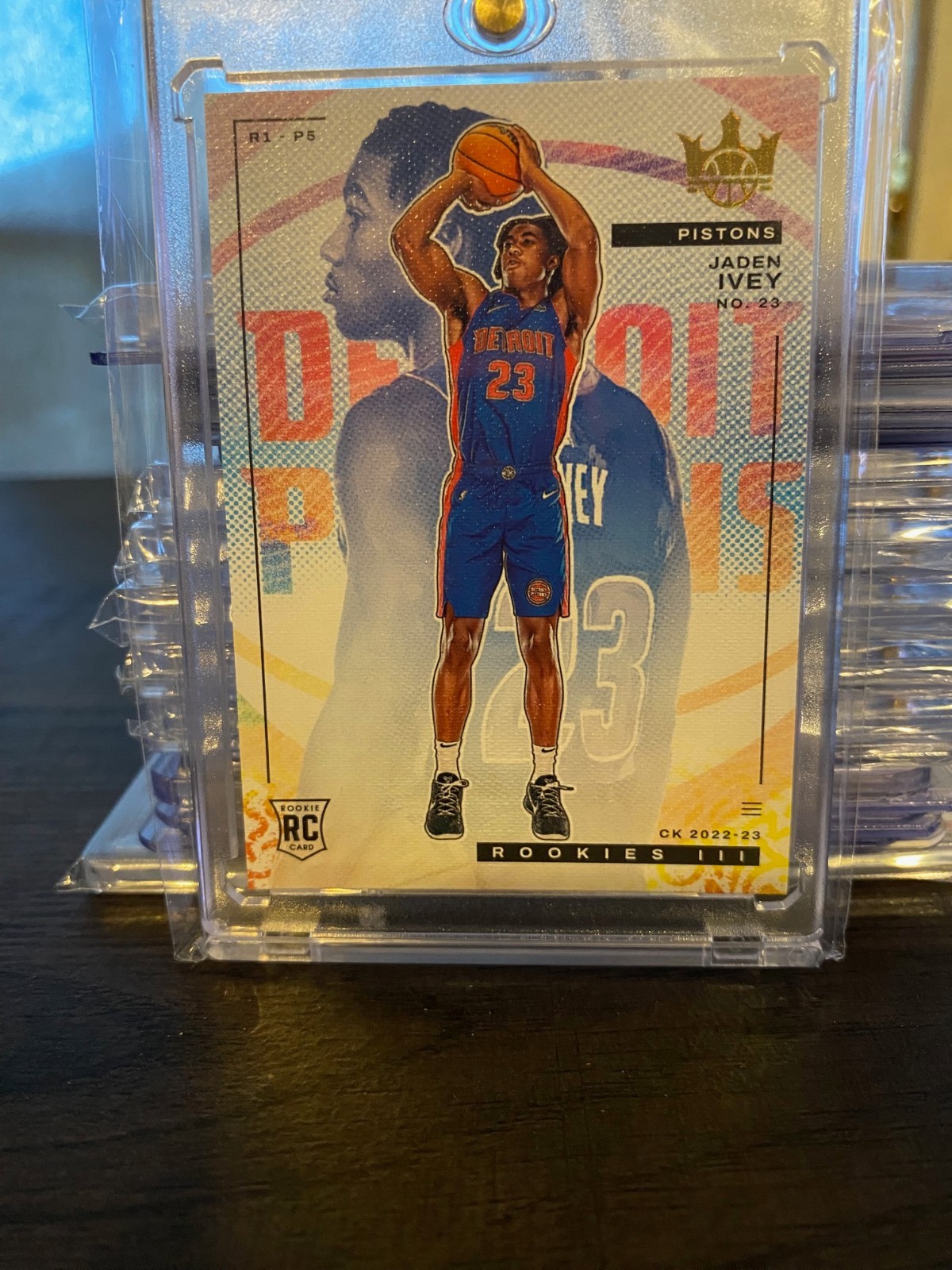 2022-23 Panini Court Kings Jaden Ivey RC Level 3 SP #143 Rookies III Pistons
