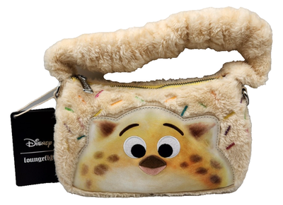 Zootopia 2 Officer Clawhauser Cotton Candy Plush Cosplay Crossbody