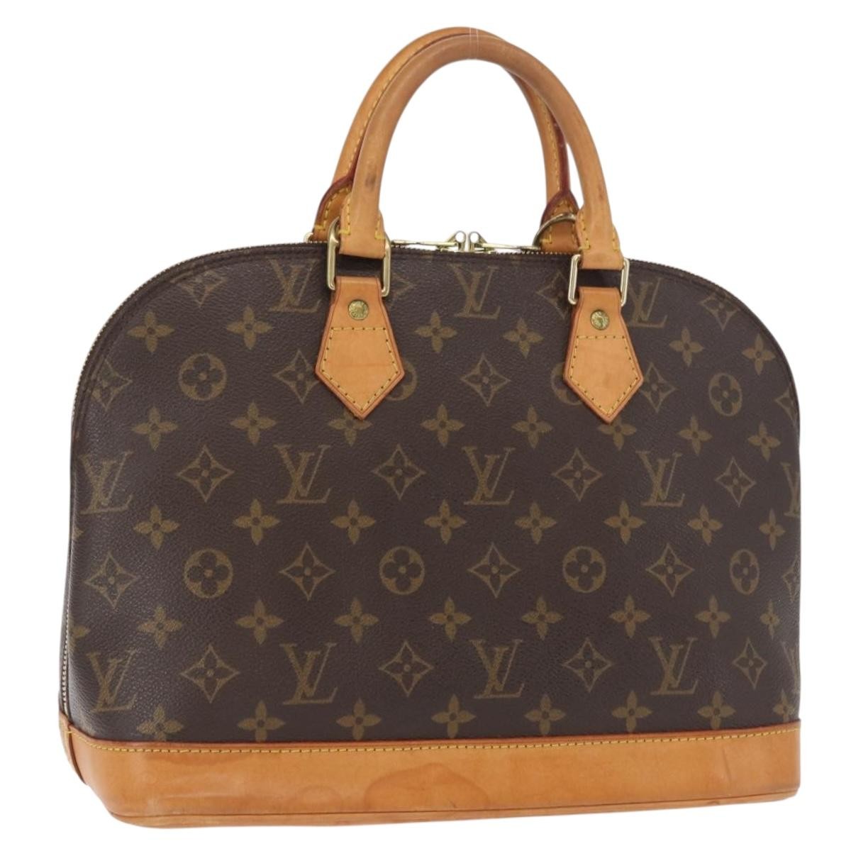 LOUIS VUITTON Monogram Alma Hand Bag M51130 LV Auth ka1302