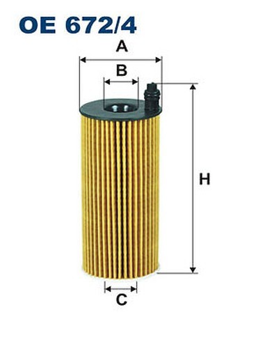 Filtron OE 672/4 ÖLfilter FüR Alpina BMW Mini Toyota-image