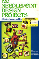 120 Needlepoint Design Projects by Charles Barnes  David Blake, Vintage 1974