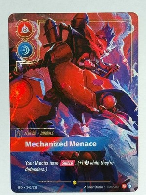 Rumble - Mechanized Menace /  240/221 / Near Mint / English / Riftbound / SFD