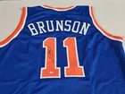 Jalen Brunson Signed Autographed NBA Custom Jersey New York Knicks COA MVP Champ