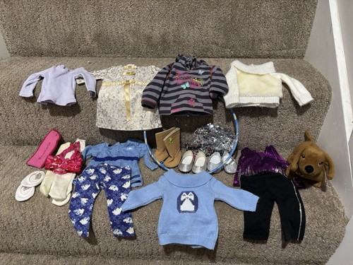 American Girl Puppenkleidung Outfit Zubehör & Hund Paket - Original