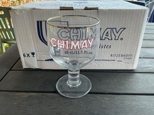 Lot de 6 verres à bière chimay  33cl en boîte neuf envoi gratuit colissimo