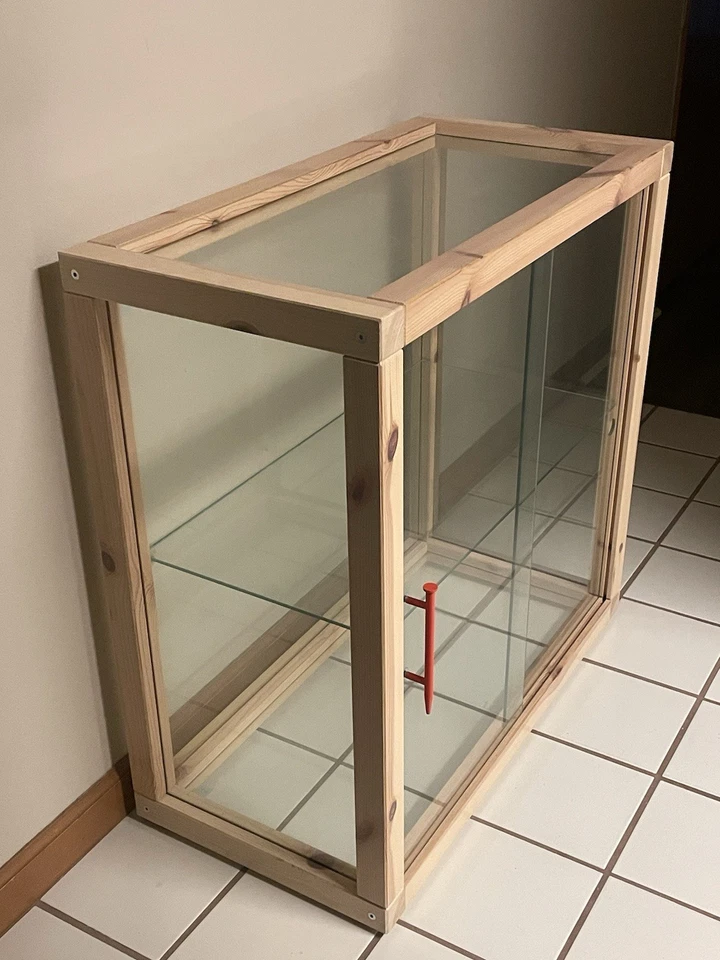 Off White IKEA x VIRGIL ABLOH Glass-Door Cabinet Pine Display Case MARKERS - Image 3 of 4