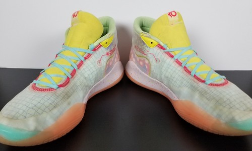 NIKE ZOOM KD 12 EYBL PEACH JAM MENS BASKETBALL SHOES RARE CK1195-300 (SIZE 16) - Picture 9 of 19