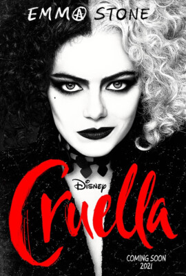 Cruella　ビッグポスター - 27x40 - エマストーン クルエラ CRUELLA MOVIE POSTER 2 Sided ORIGINAL Version B 27x40 EMMA STONE