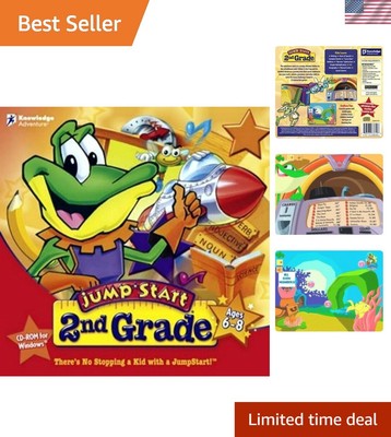 Boost 2nd Grade Skills: Fun Interactive Games for Learning with CJ the Frog