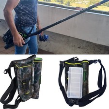 CINTA DA PESCA A PASSATA CINTURA CON POGGIA CANNA REGGI CANNA BOLOGNESE FIUME 