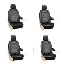 For Ford Transit Custom 2013-2023 Tailored - Quilted Leather Driver Seat Cover