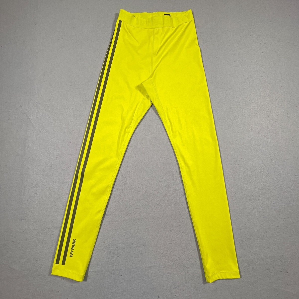 Adidas x Ivy Park x Cycling Capsule Neon Yellow Leggings Beyoncé US Medium  | eBay