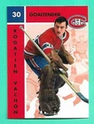 (1) ROGATIEN VACHON 1995-96 PARKHURST RETRO # 75 CANADIENS GOALIE NM-MT (F0543)