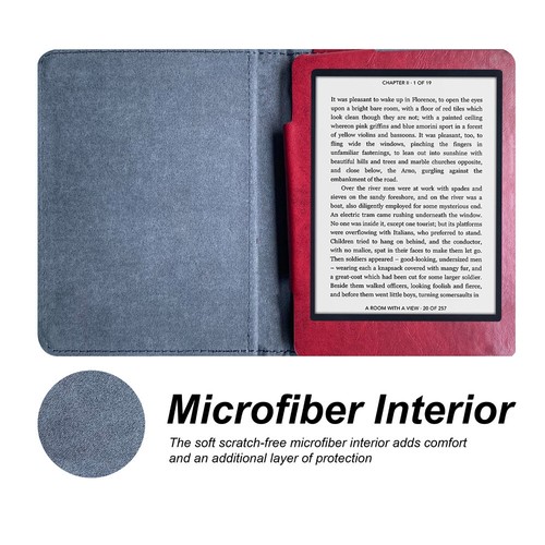 Shockproof PU Leather Case for Kobo Mini N705 Full-Body Scratch-Resistant Cover - Picture 8 of 17
