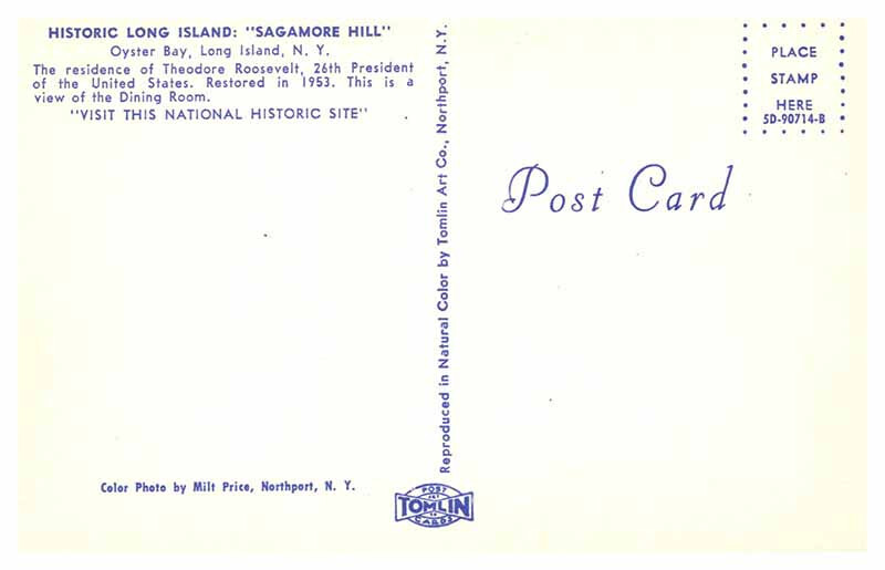 Postcard HOUSE SCENE Oyster Bay New York NY 10/19 AU7488 eBay