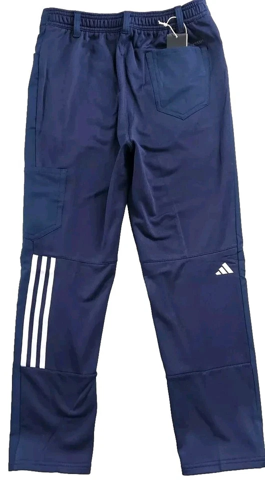 Pantalón Adidas Niños Híbrido Golf Espalda Elástico Cordón Cintura Azul Marino Talla L Nuevo con Etiquetas  Foto 3 de 4