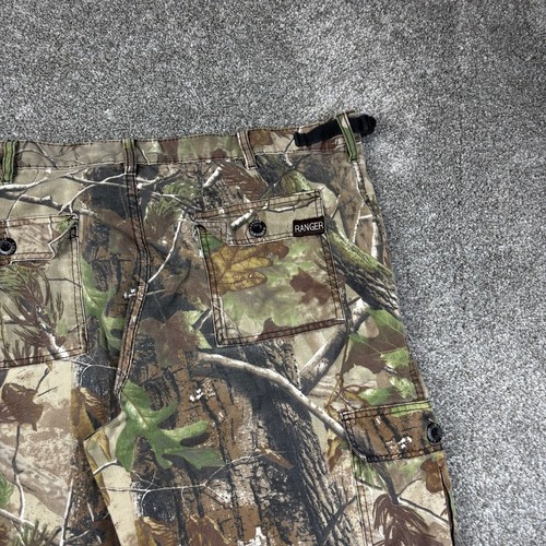 Vintage Y2K Ranger Camo Cargo Pants Mens XL Realtree Camouflage Convertible Hunt - Picture 6 of 7